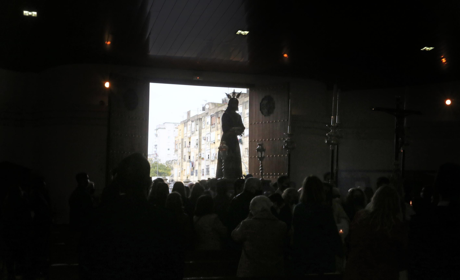 Imágenes de la vuelta del Señor de la Redención al Santuario de María Auxiliadora