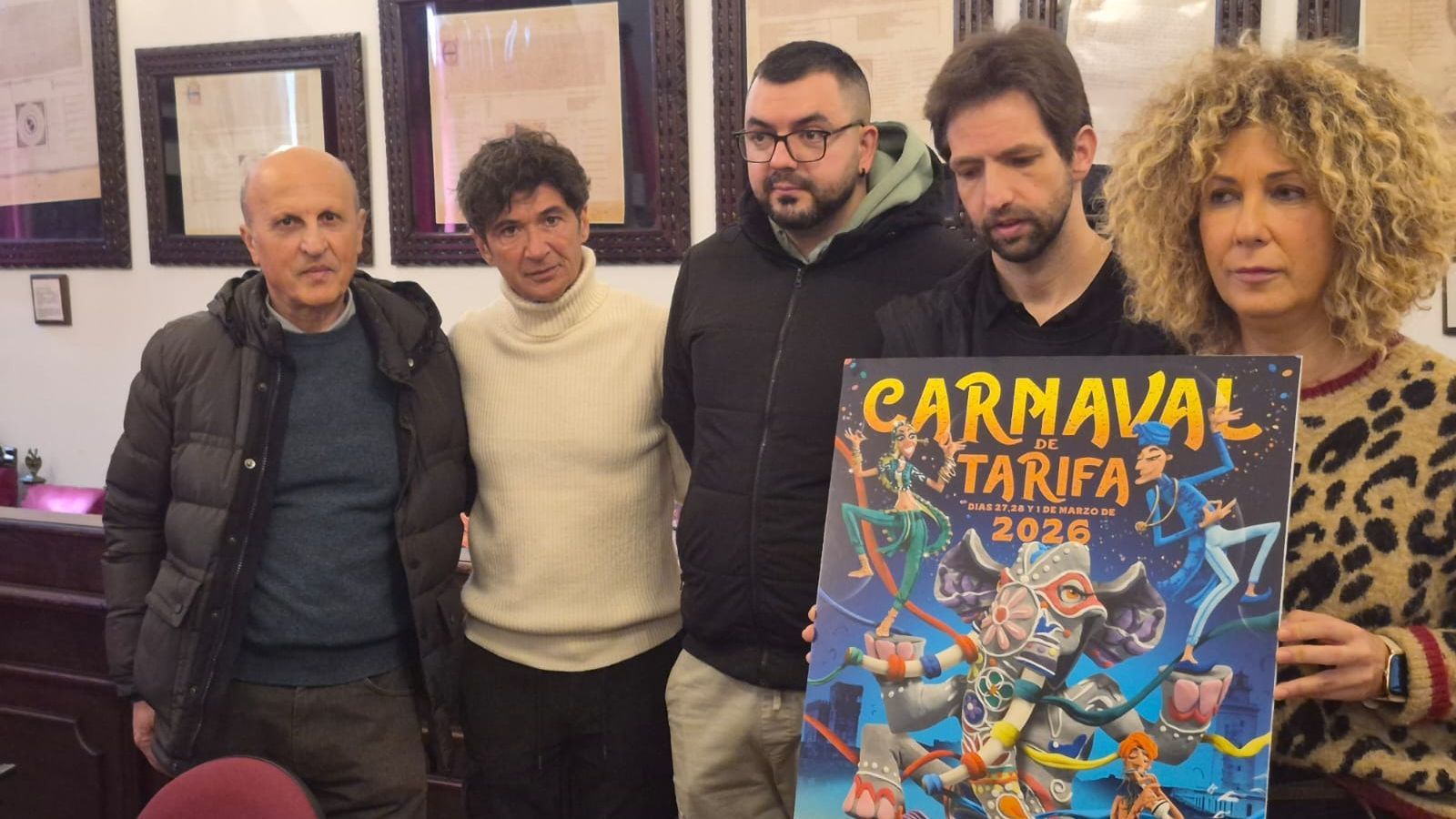 Presentación del cartel del carnaval de Tarifa 2026