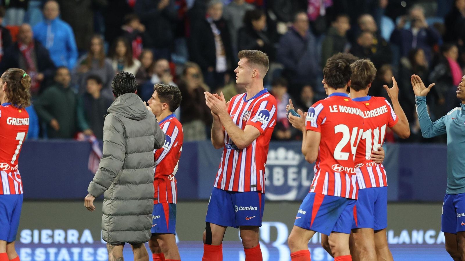 El Marbella-Atlético de Madrid, en fotos