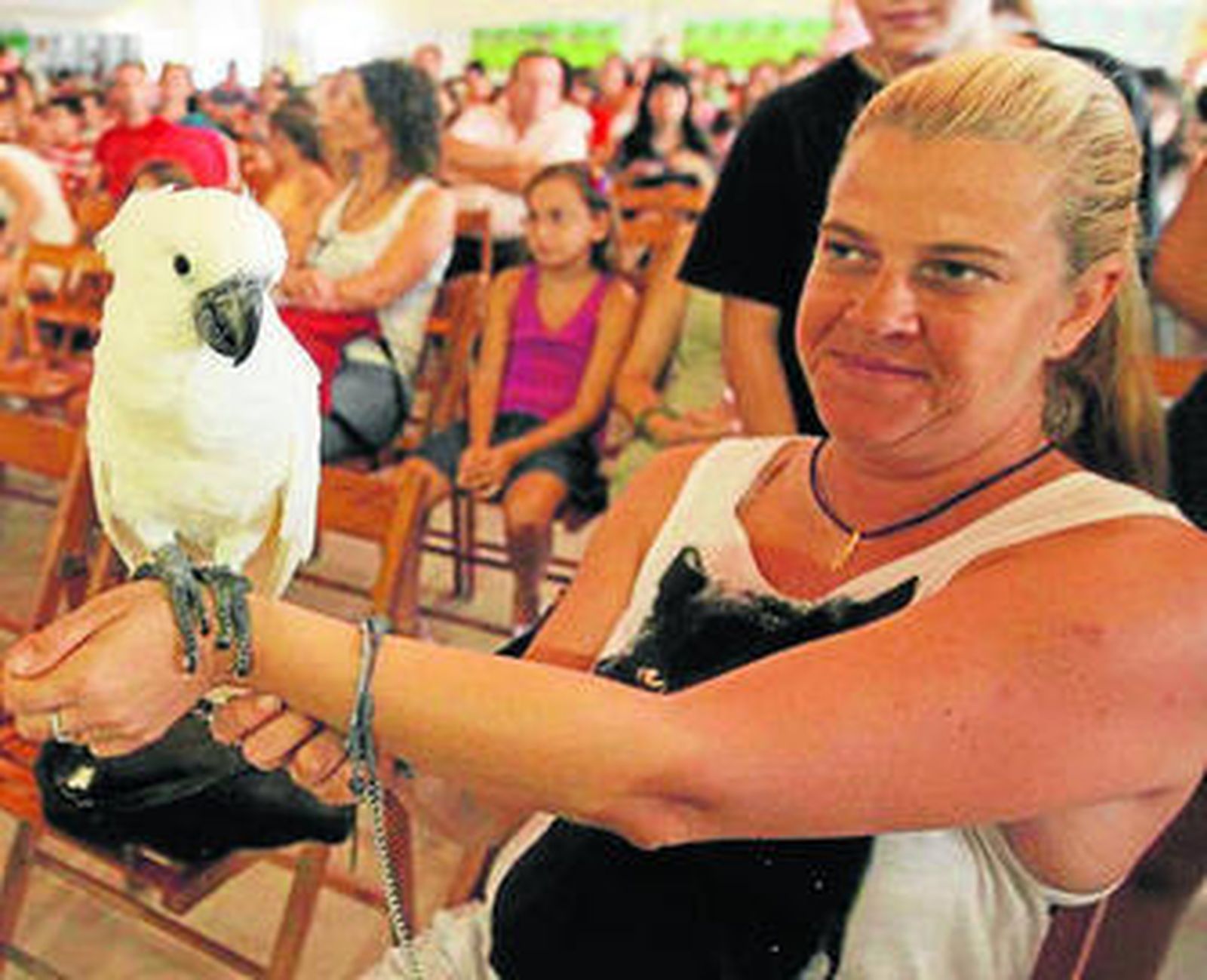 Los concursos y muestras de animales atraen a muchas personas.