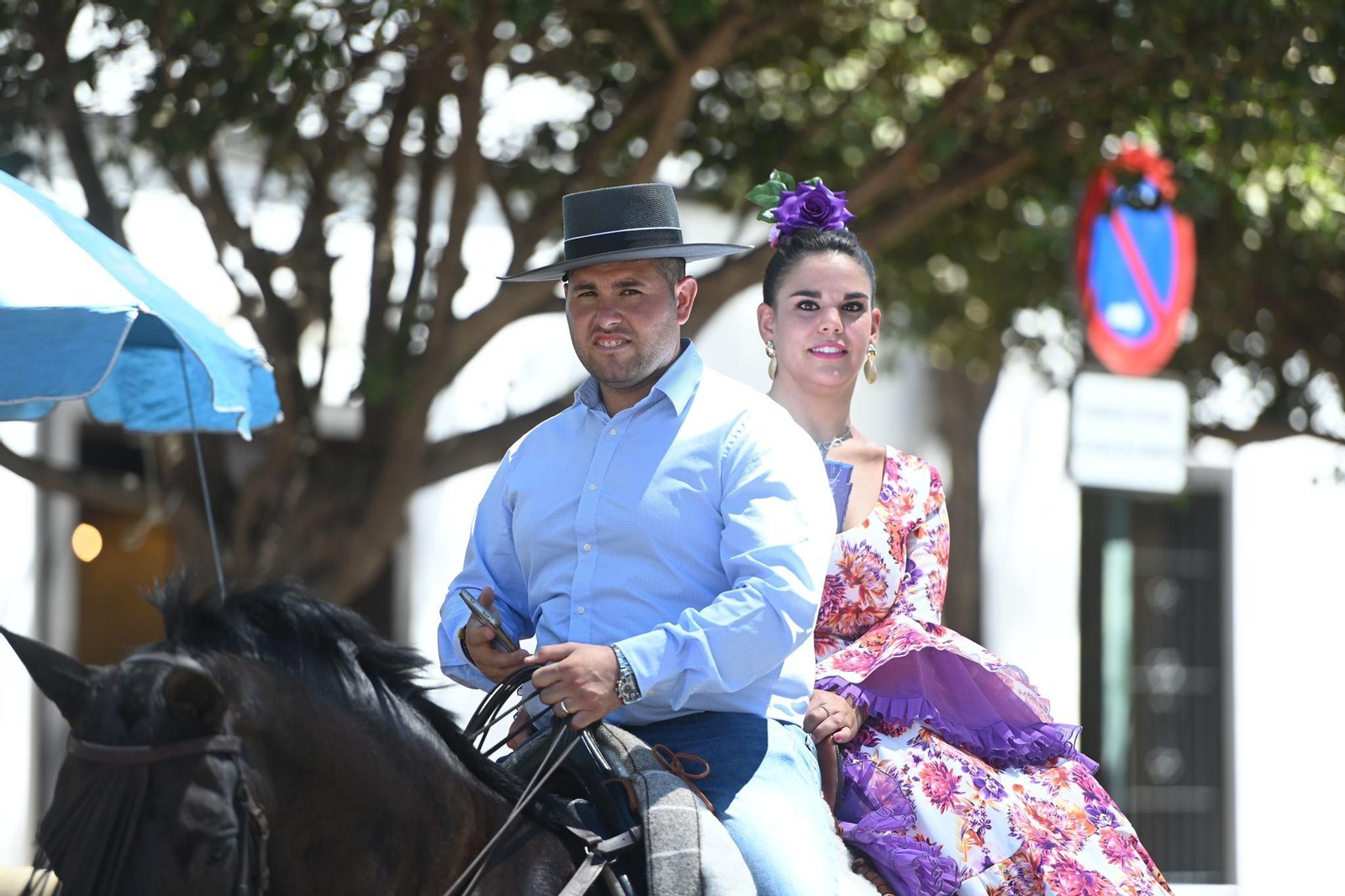 Las fotos del lunes festivo en la Feria en Málaga