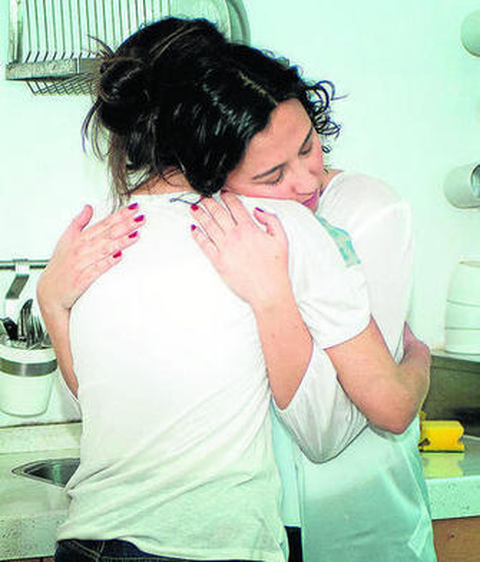 Verónica Espiga y Alicia Gómez son Lucía y Ana en 'Teatro a pelo'.