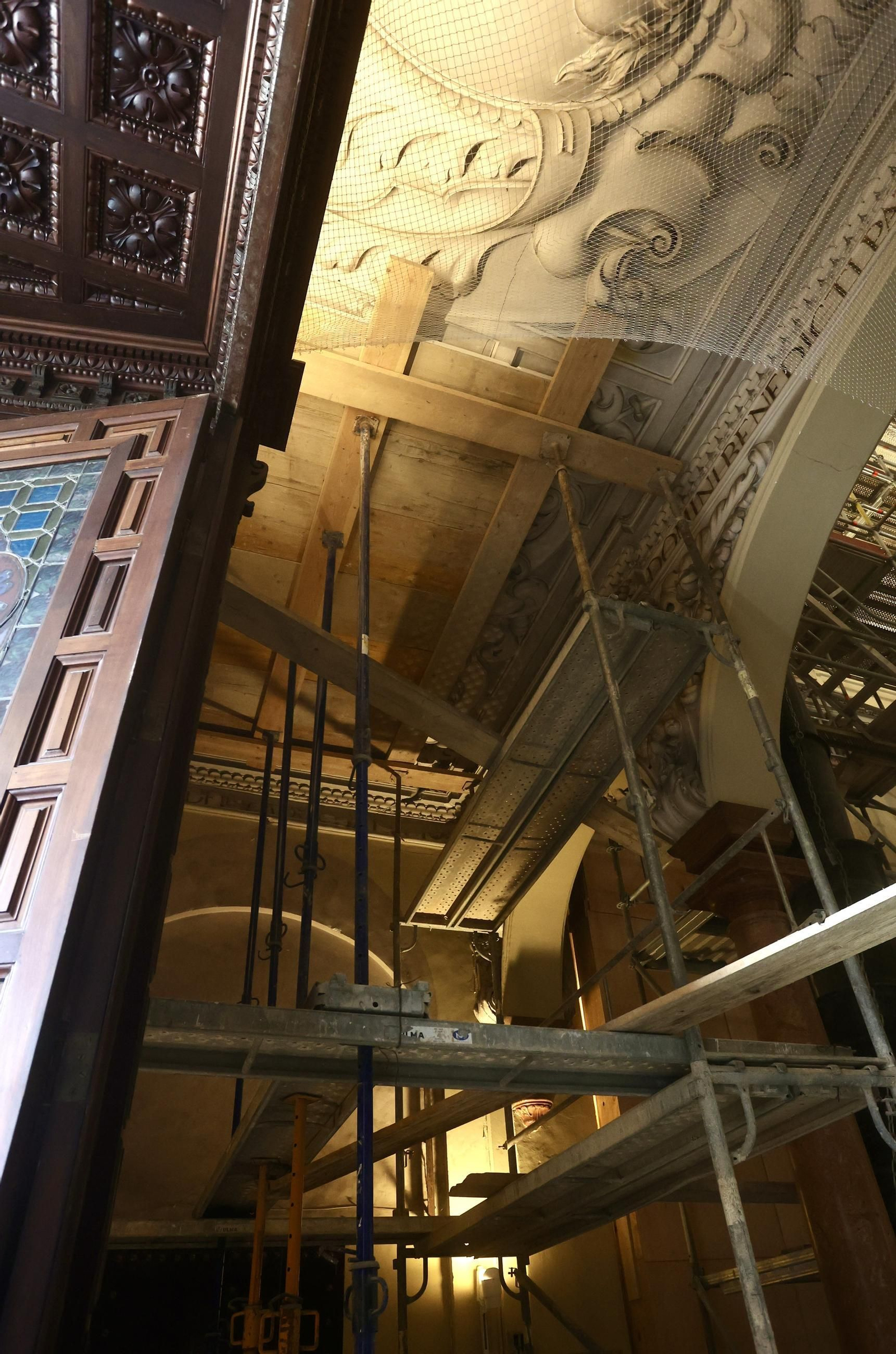 Obras en la Iglesia de La Caridad