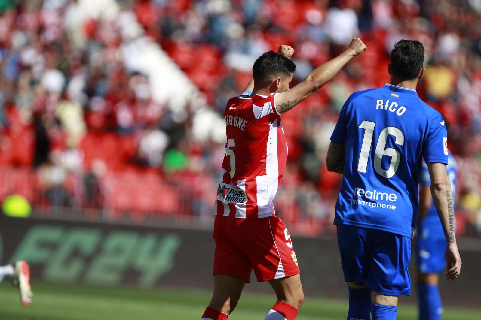 Las imágenes del triste descenso de la UDA ante el Getafe