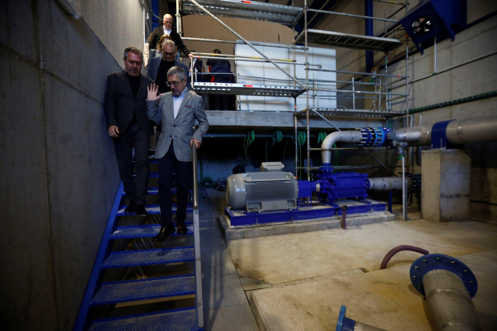 El inicio del trasvase de agua de La Colada a Sierra Boyera, en imágenes