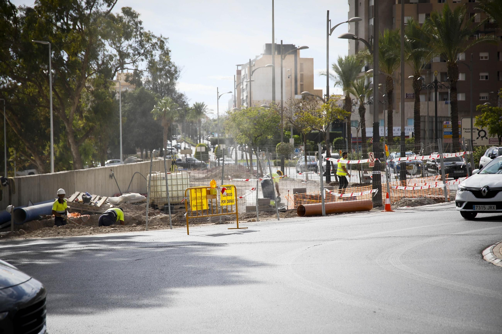Te contamos en imágenes como avanzan las obras de la rambla de San Antonio en Aguadulce