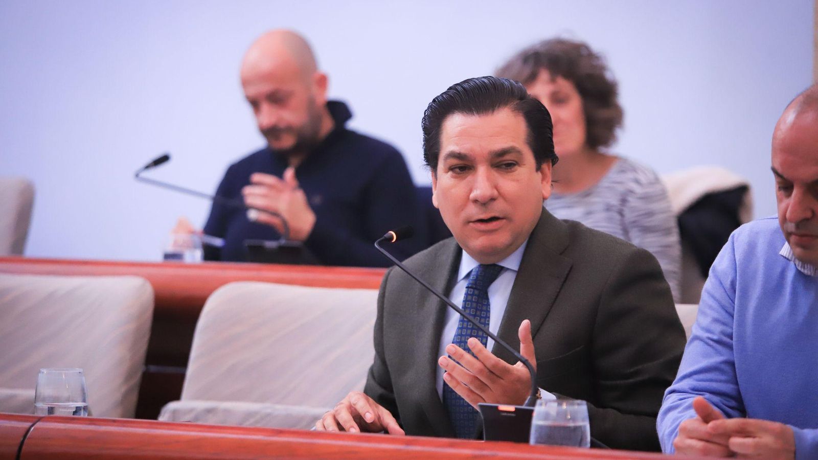 El portavoz de Vox, Antonio Fernández. El portavoz de Vox, Antonio Fernández.