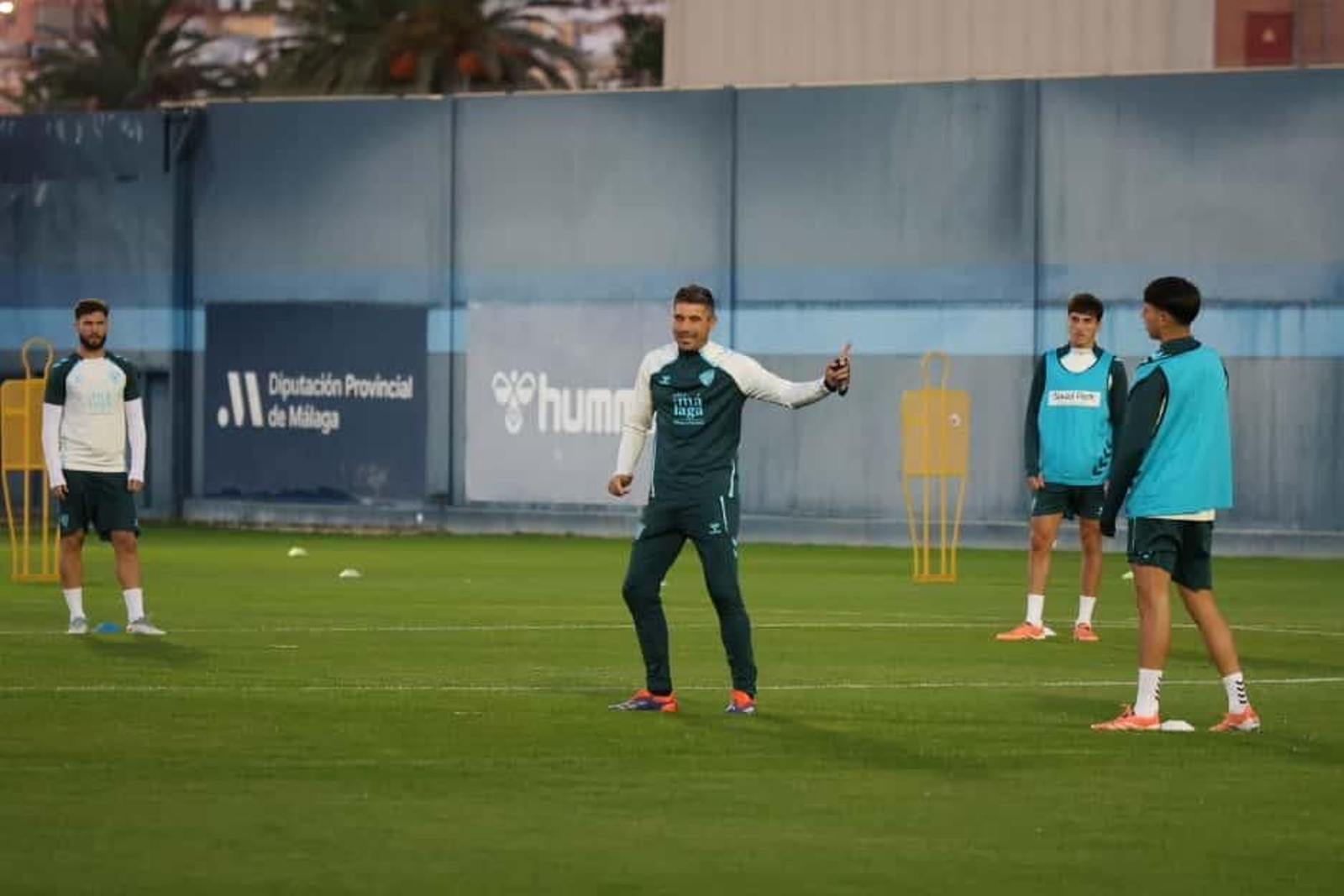 Así ha sido el primer entrenamiento del Málaga CF de Funes