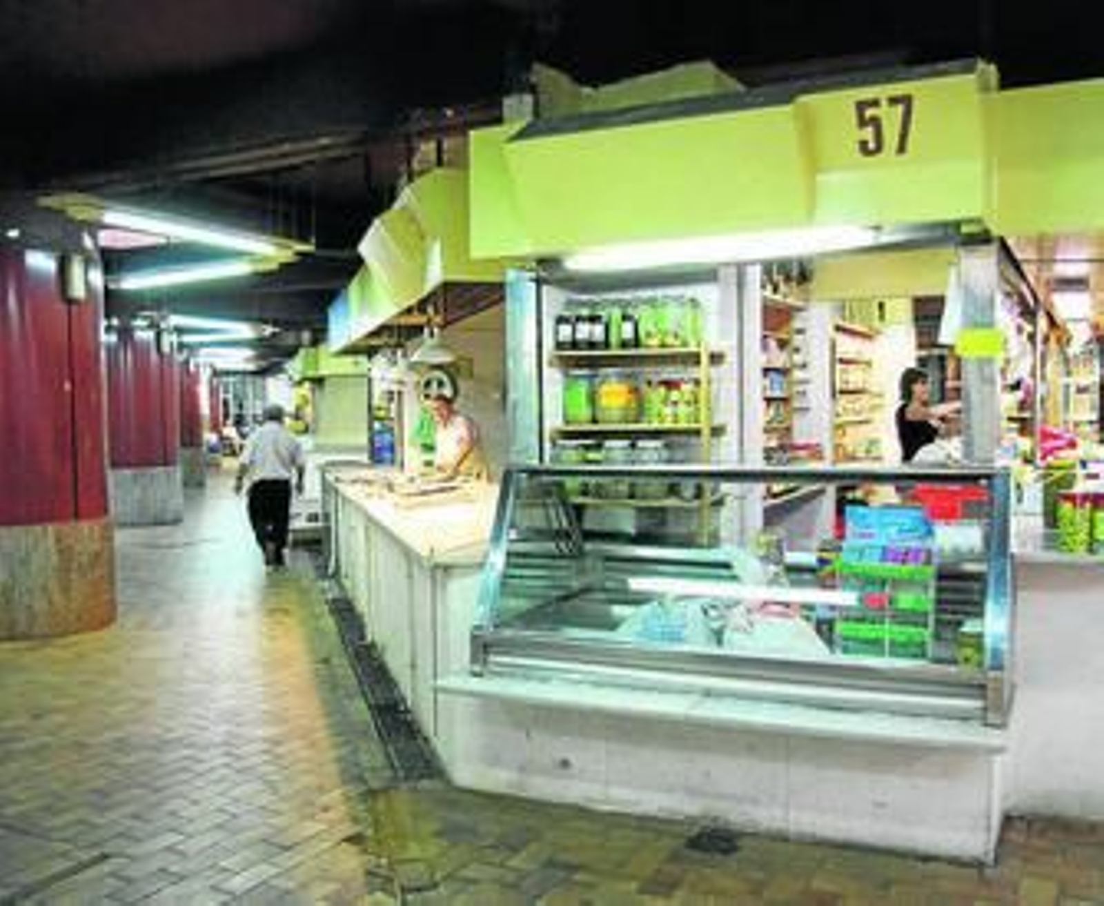 Interior del mercado de La Merced.