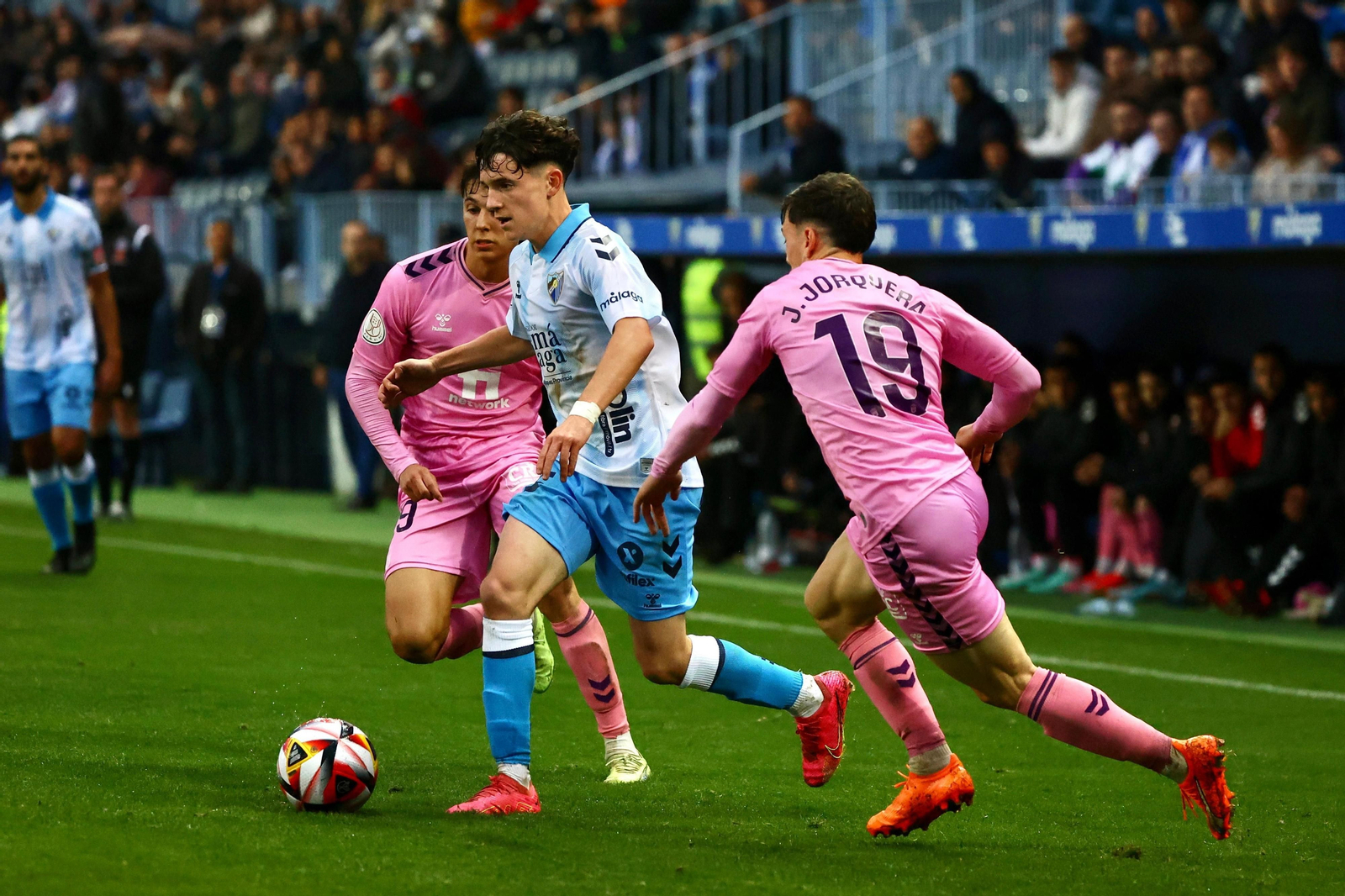 El Málaga CF - Eldense, en fotos