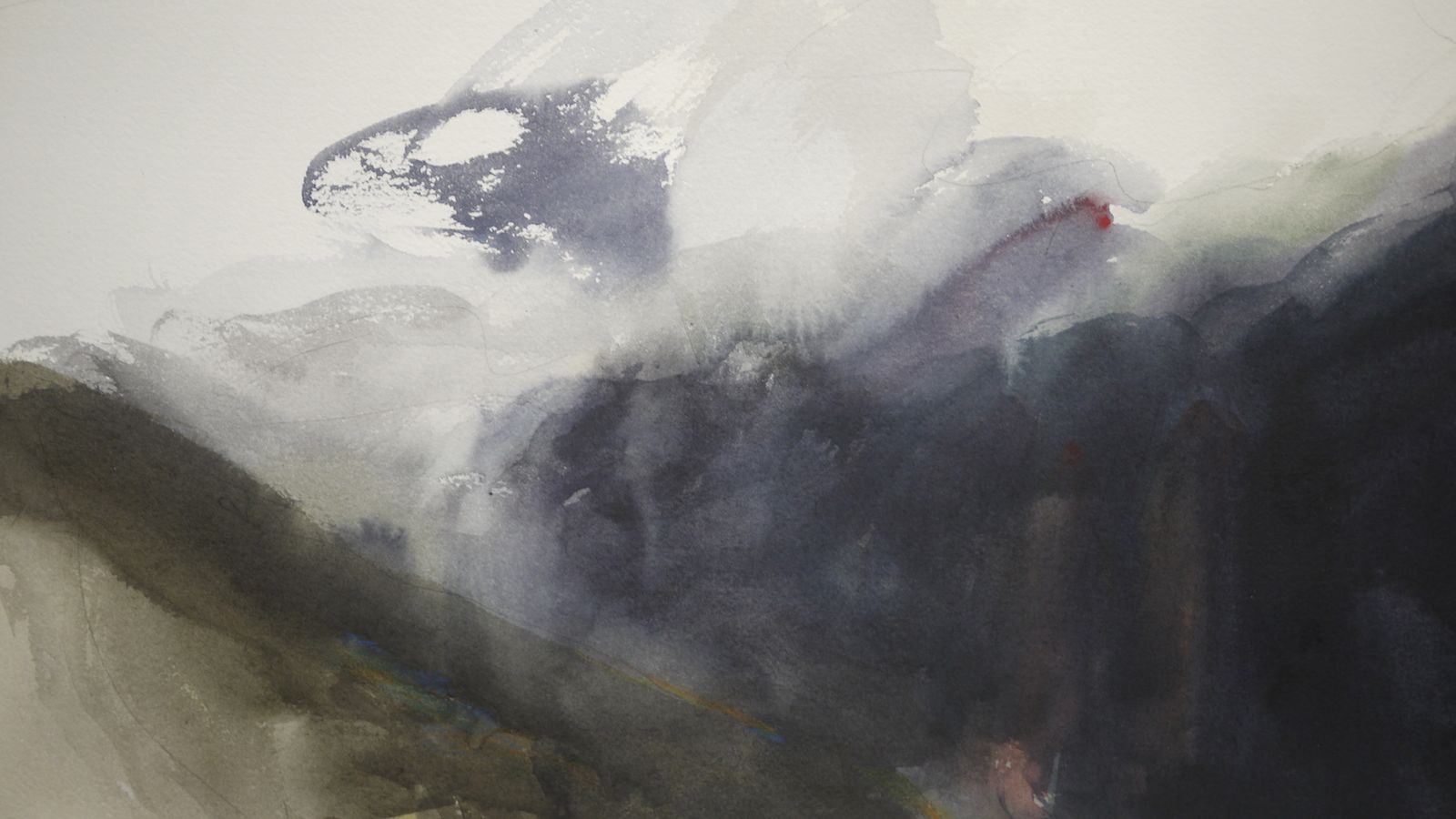 Acuarela de la serie 'Barranca del Cobre'