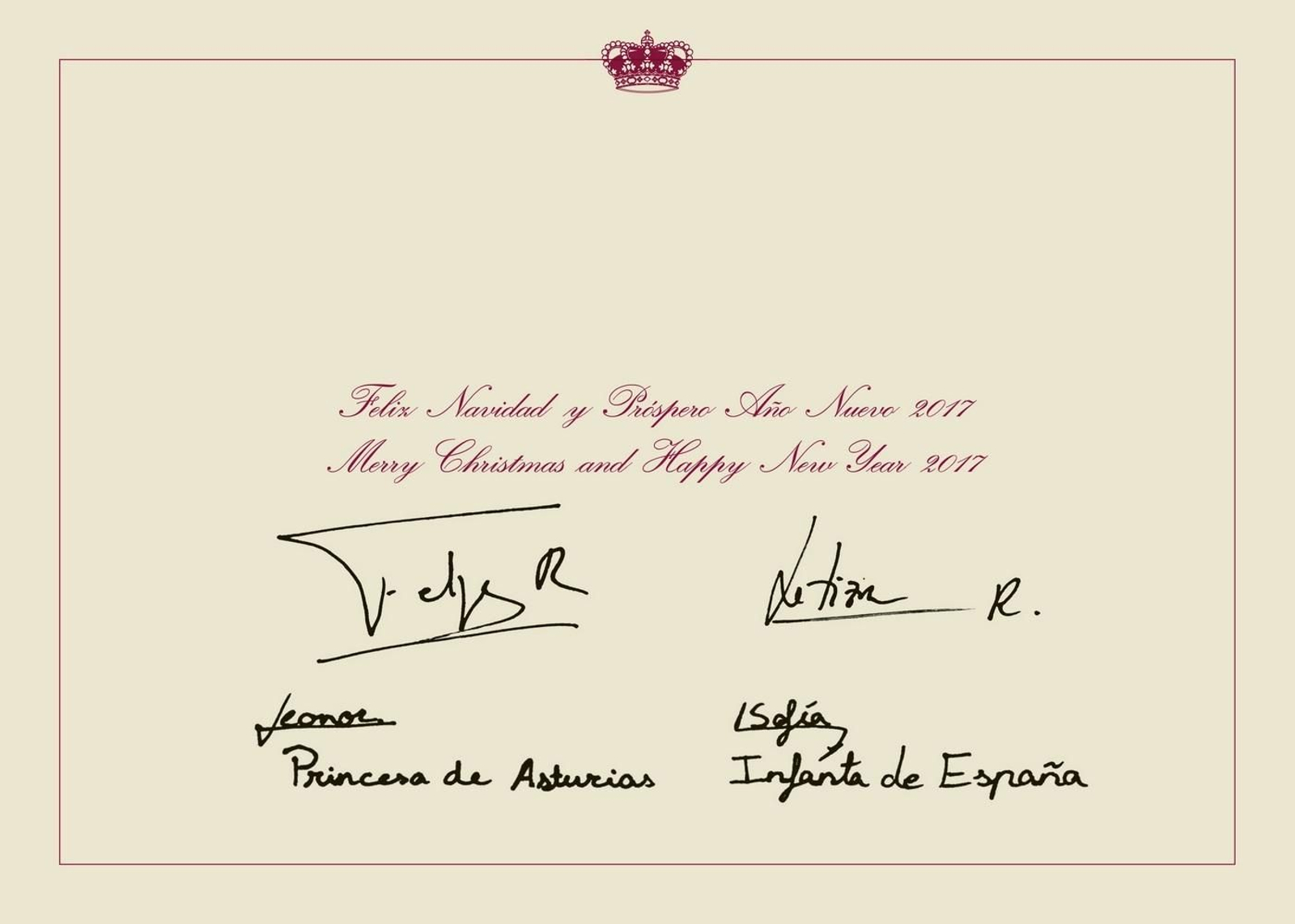 La Casa Real recupera el posado familiar para felicitar las fiestas