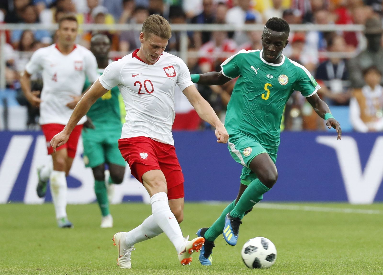 Las imágenes del Polonia-Senegal