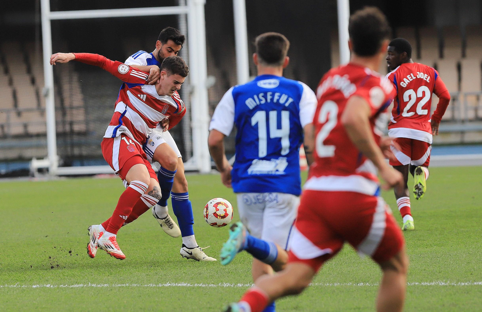 Imágenes del partido entre el Xerez CD - Recreativo Granada en Chapín