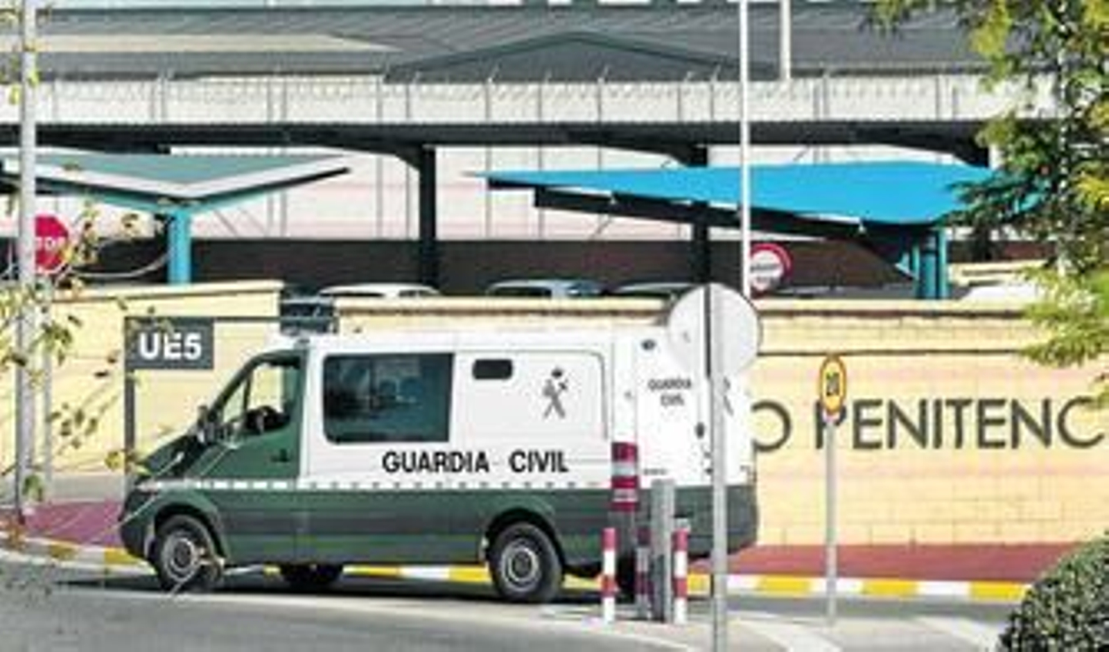 Momento en que Pacheco ingresa en prisión a bordo de un furgón de la Guardia Civil. Era el 24 de octubre de 2014.