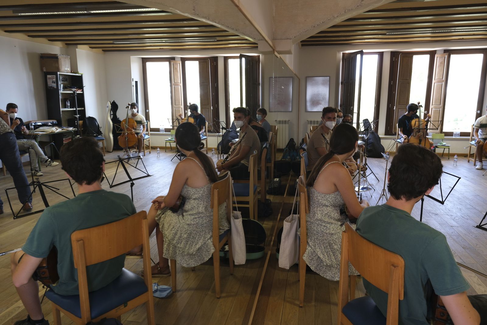 Primer día de cursos en el Festival de Música Renacentista y Barroca de Vélez Blanco 2021.