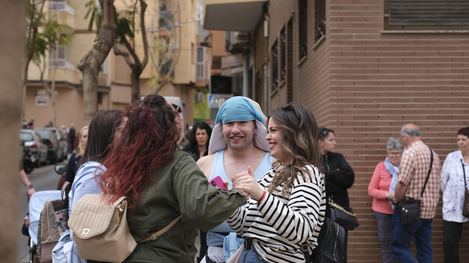 La procesión de Los Ángeles en Almería, en imágenes