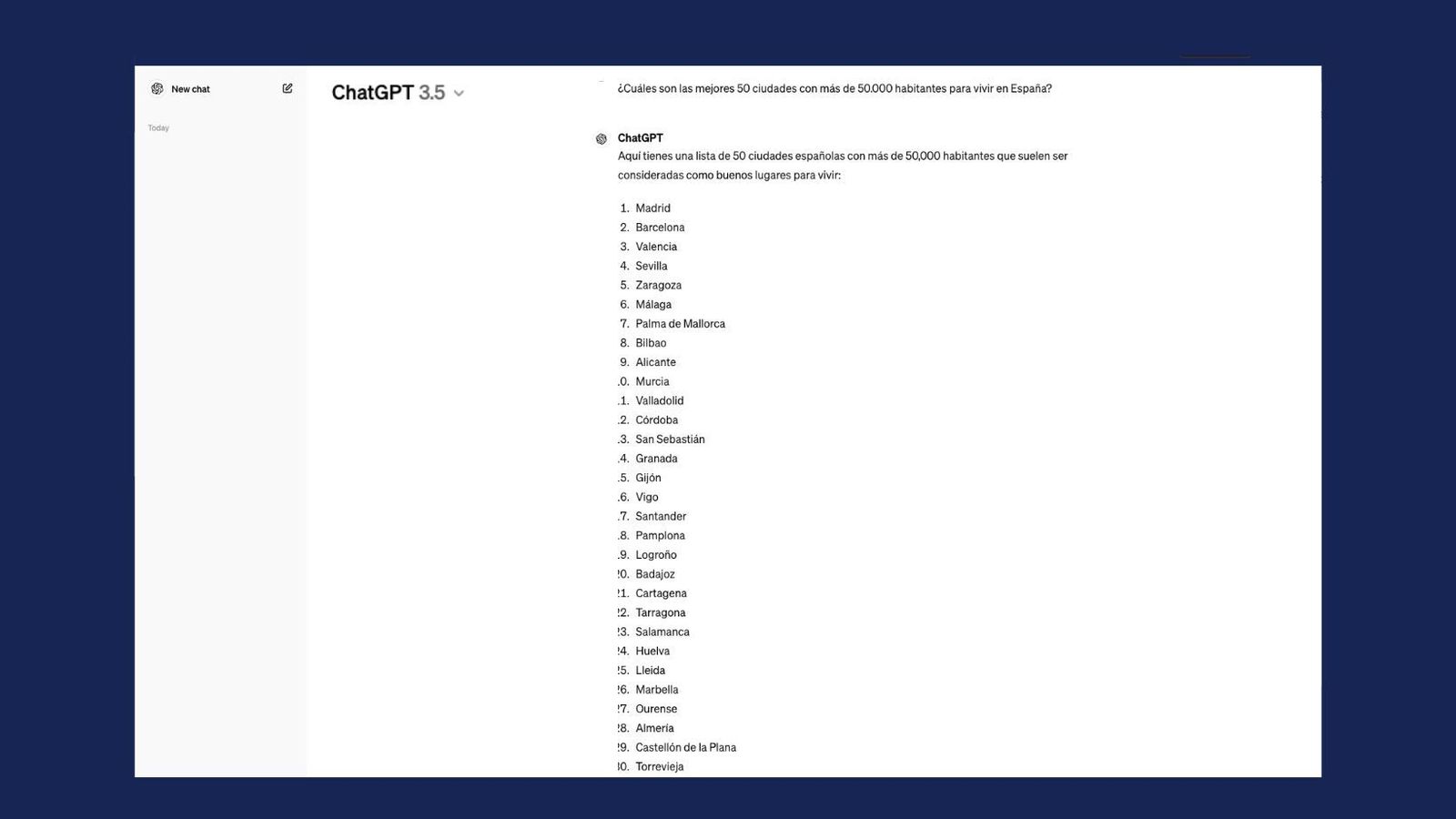 Las mejores ciudades para vivir en España, según la IA ChatGPT