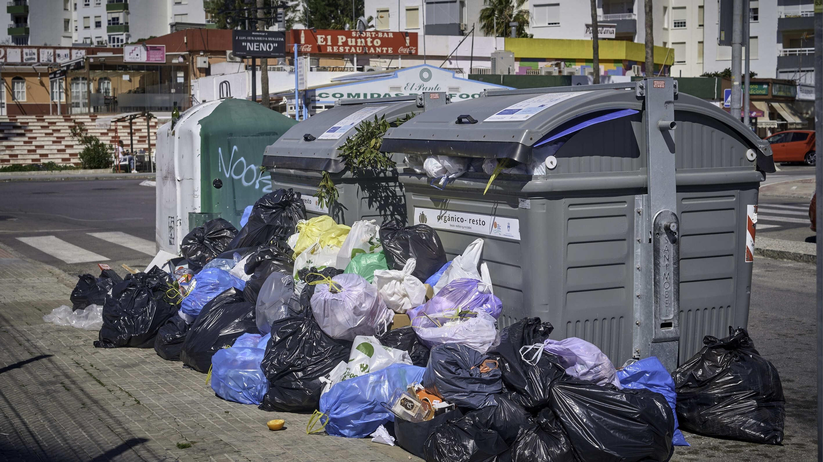 Huelga de basuras en El Puerto.