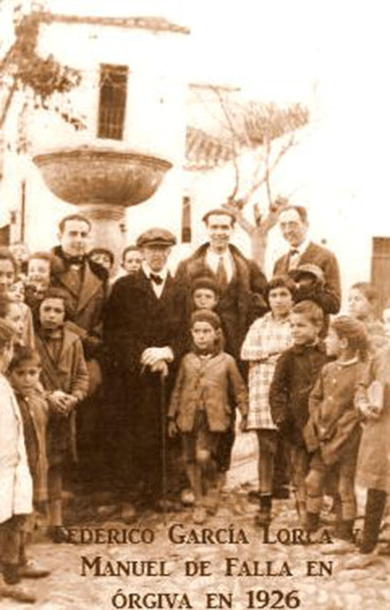 Federico García Lorca y Manuel de Falla en la Alpujarra.