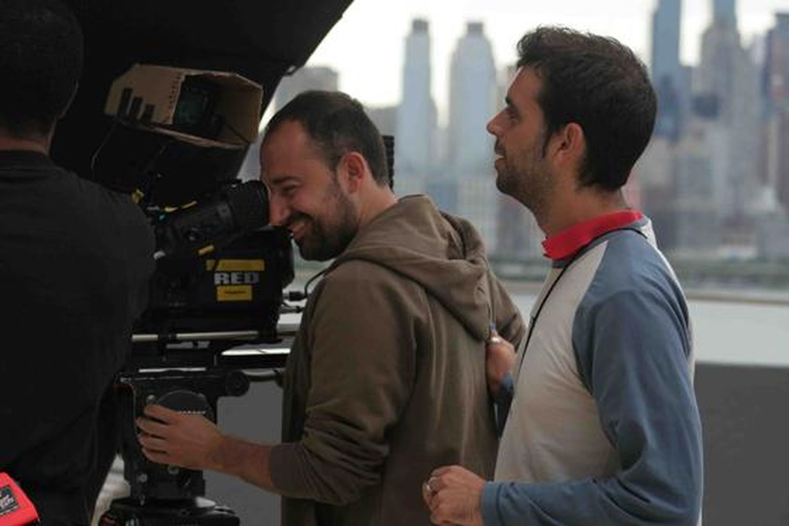 Alexis Morante, junto a un cámara. / J.D.