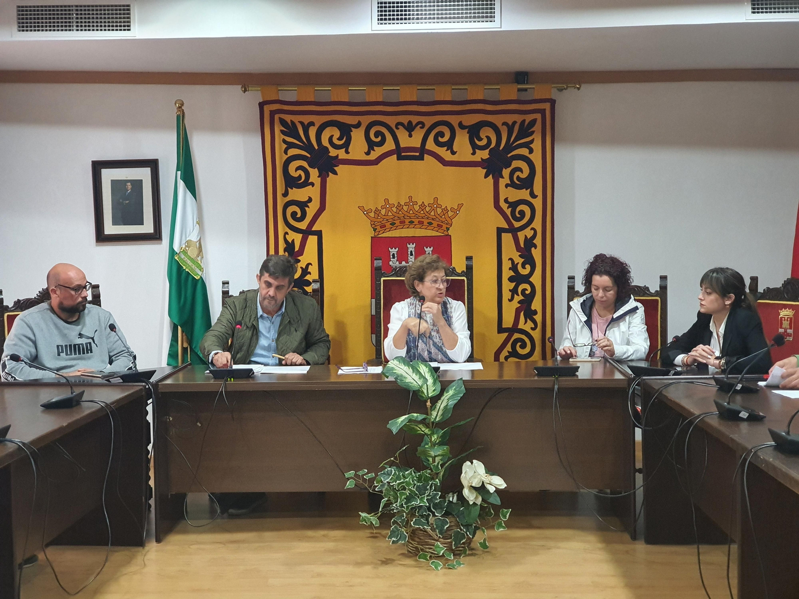 Pleno municipal del Ayuntamiento de Almodóvar del Río.