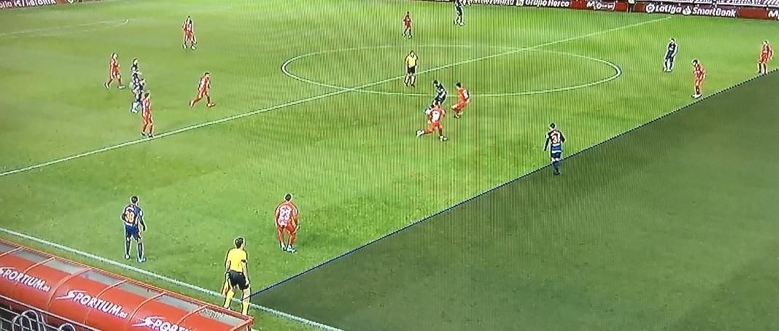 Luis Muñoz, en fuera de juego.