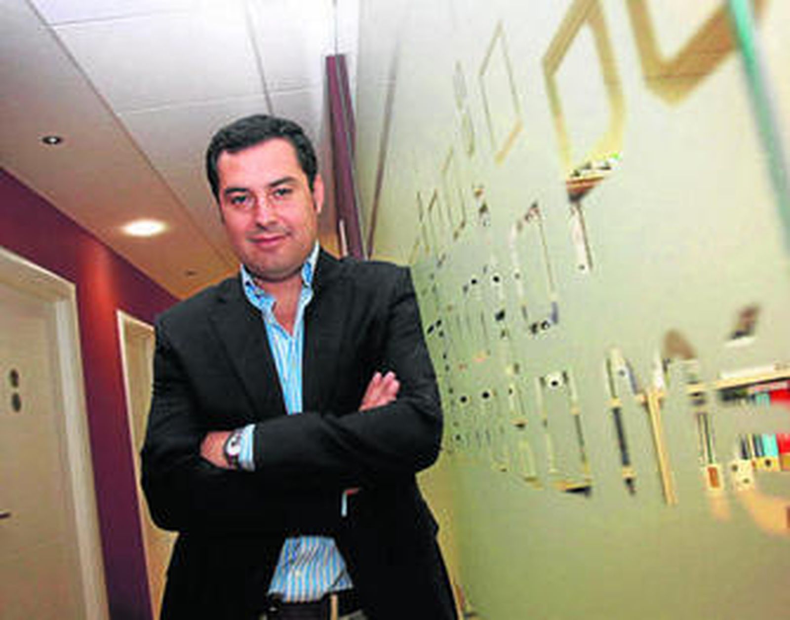 Imagen de archivo de Juan Manuel Moreno Bonillas, en la sede del PP.