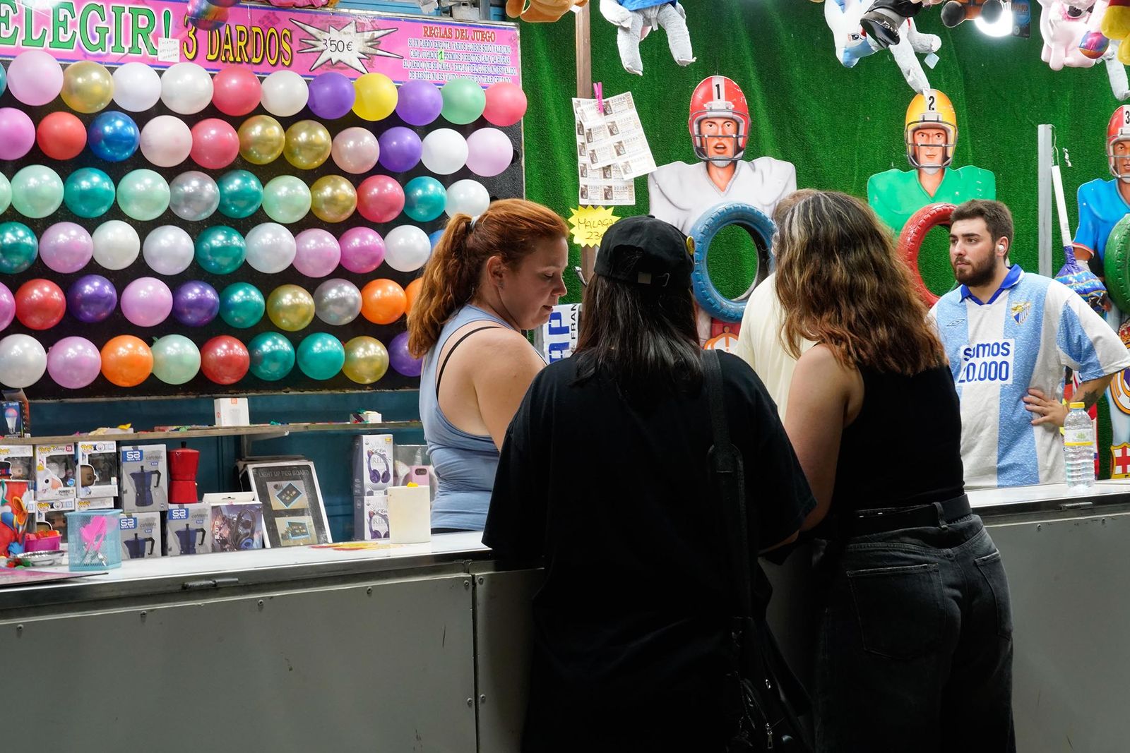 Imágenes del ambiente de Colombinas el día 4 de agosto