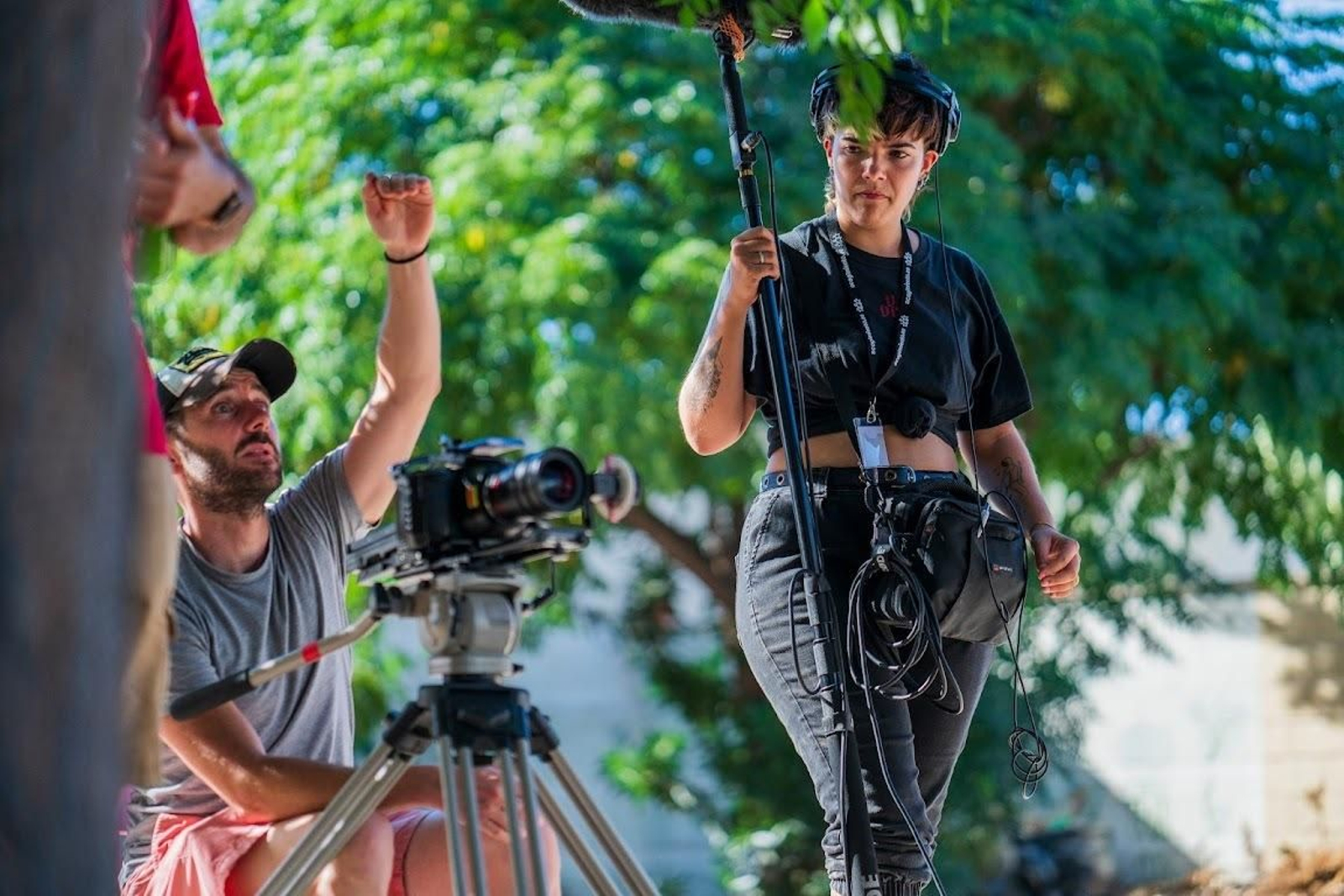 Grabación de la serie solidaria para Márgenes y Vínculos con Steve Allen, de Barrio Sésamo y Fraggle Rock