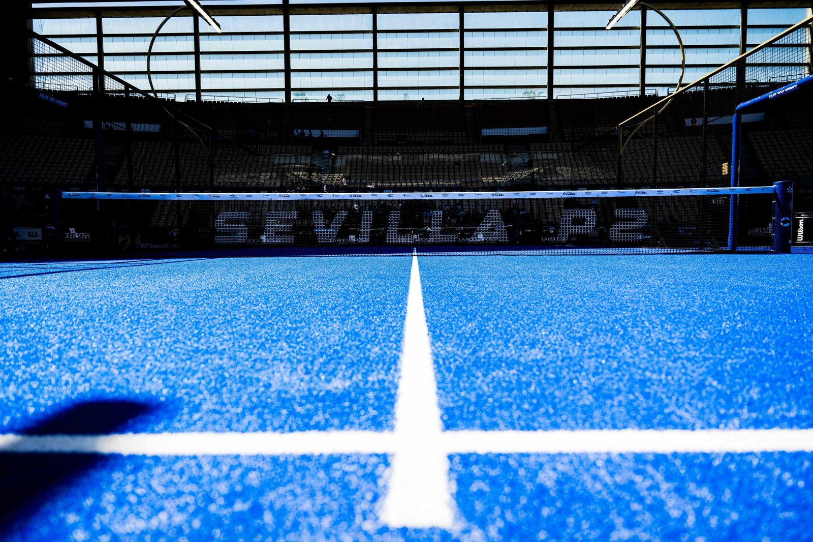 Así es la adaptación del Estadio de la Cartuja para el Premier Padel Andalucía Sevilla P2