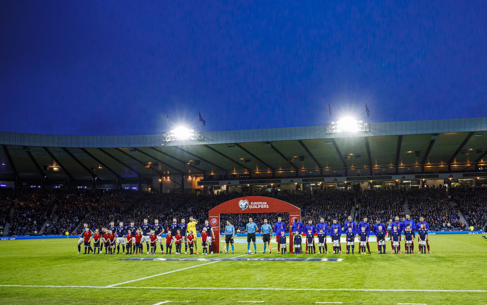 Las fotos del Escocia - España