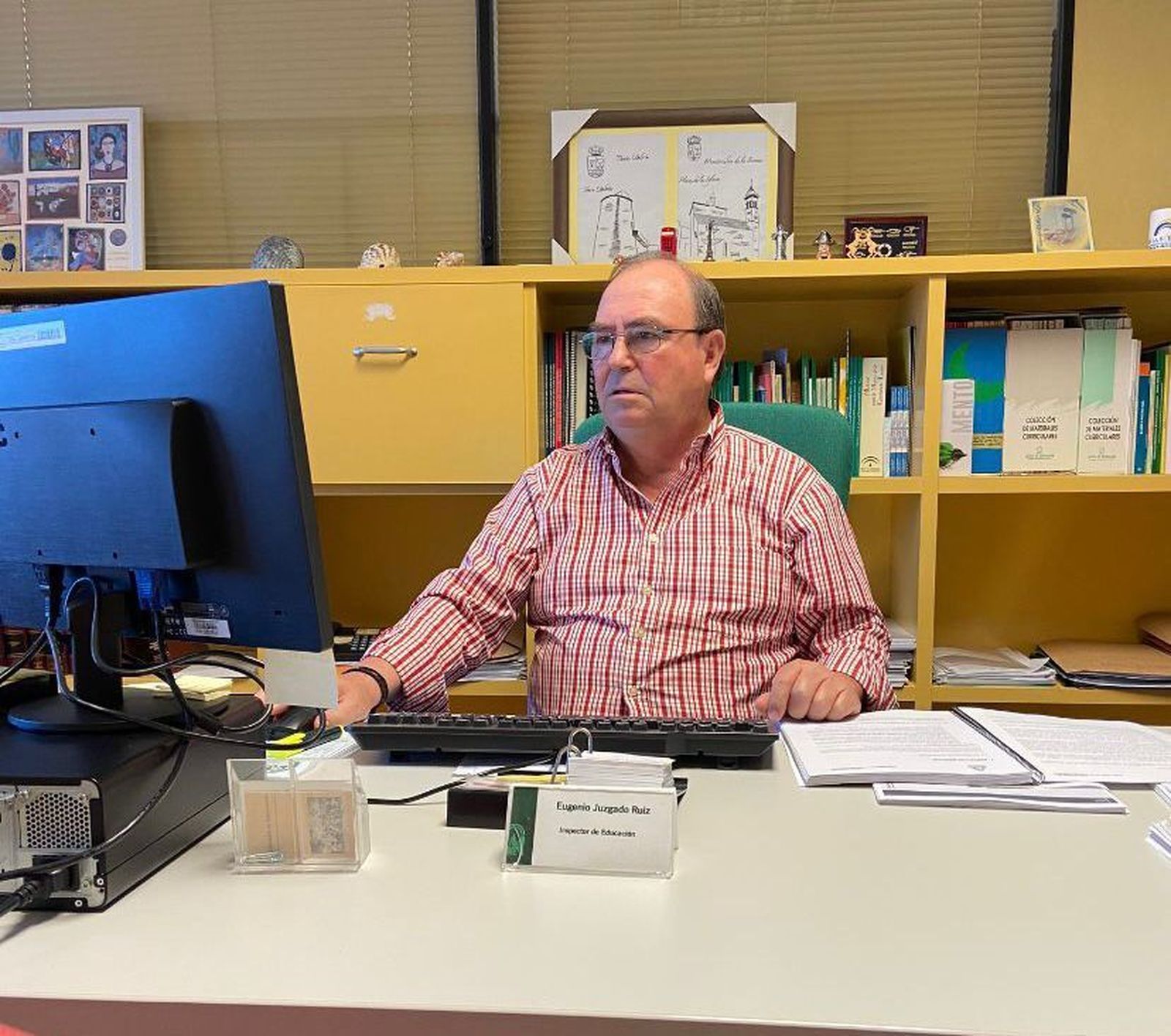 Eugenio Juzgado Ruiz, en su despacho.