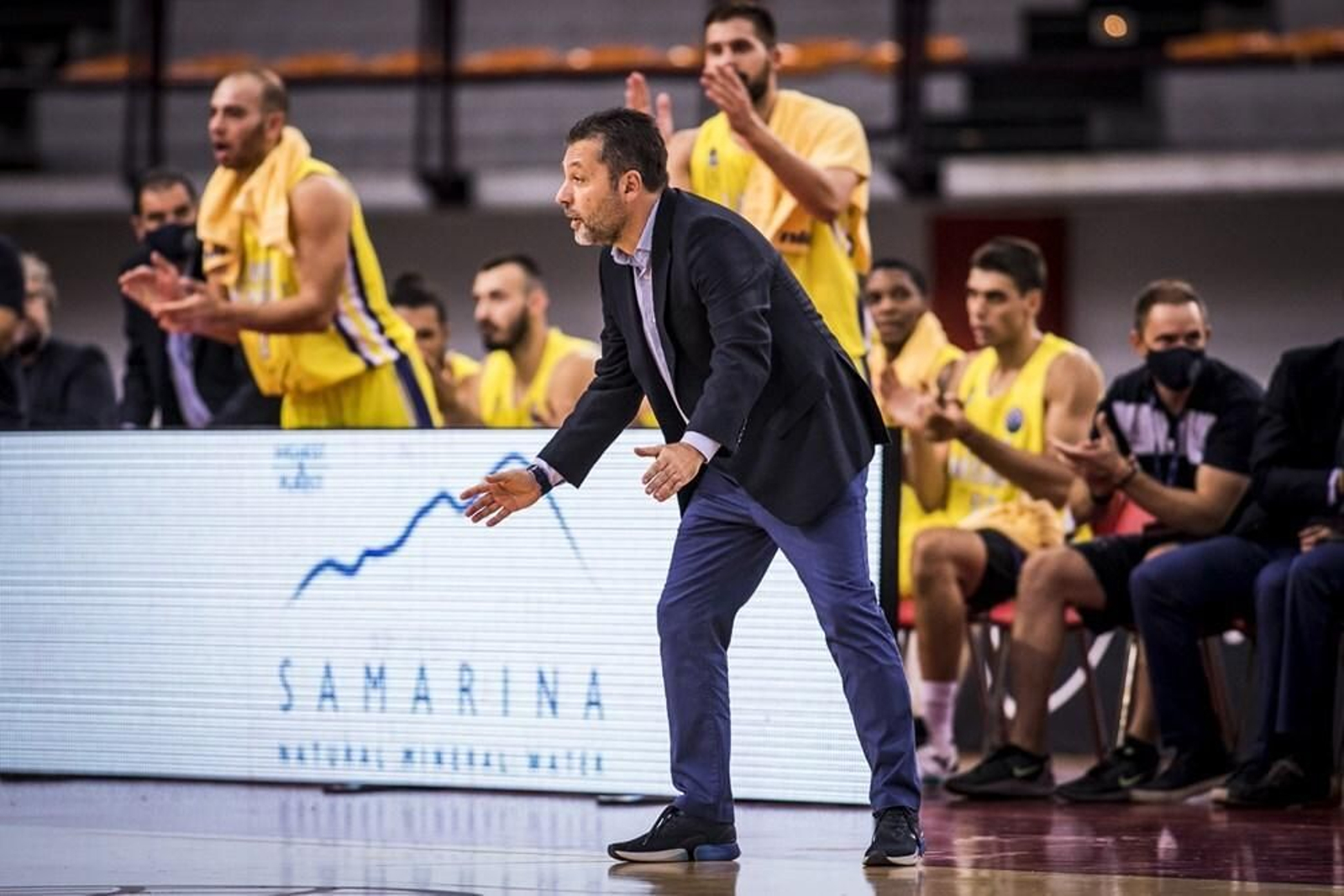 Christos Serelis, entrenador del Lavrio.