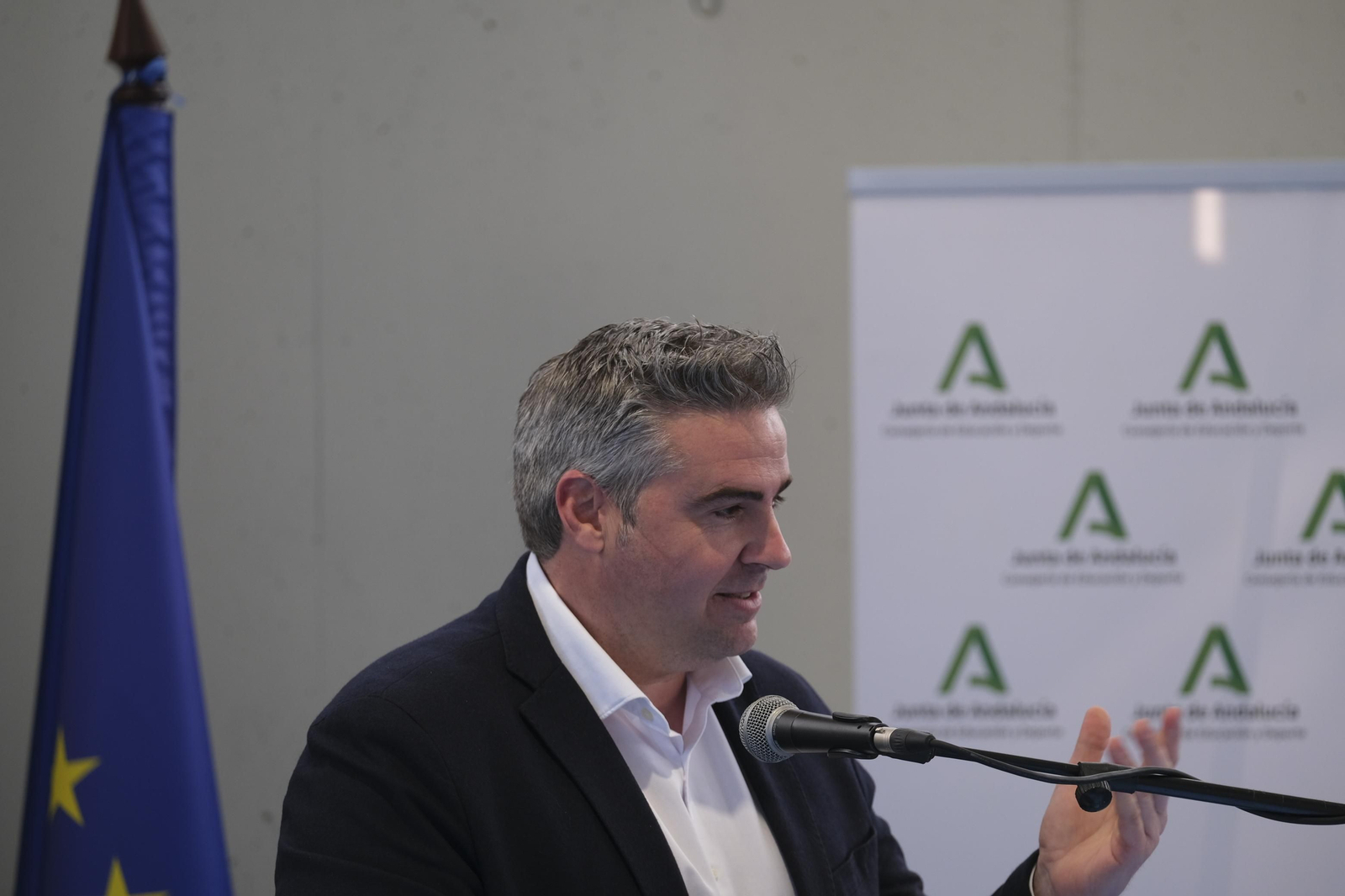 Imágenes de la inauguración de un colegio en Viator. Javier Imbroda. Almería