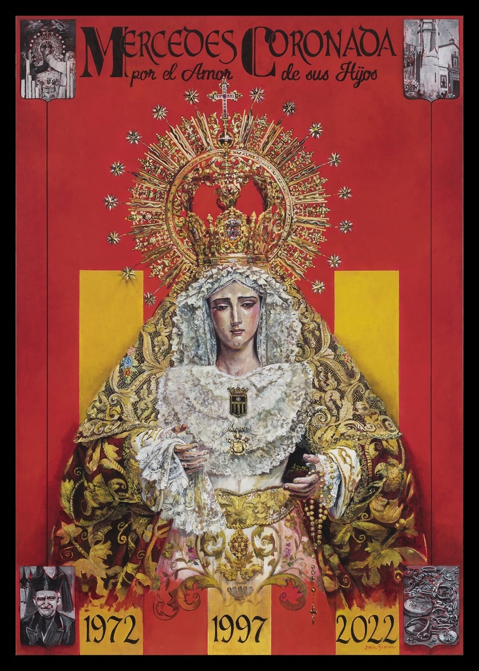 Cartel conmemorativo, realizado por Nuria Barrera