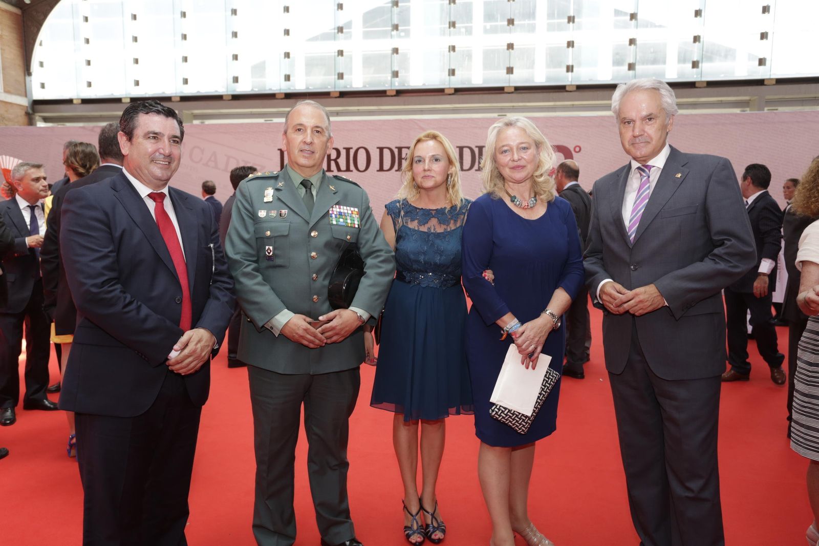 Alfonso Pozuelo, Jesús Núñez, Nieves Martínez, Mercedes Colombo, Agustín Muñoz.