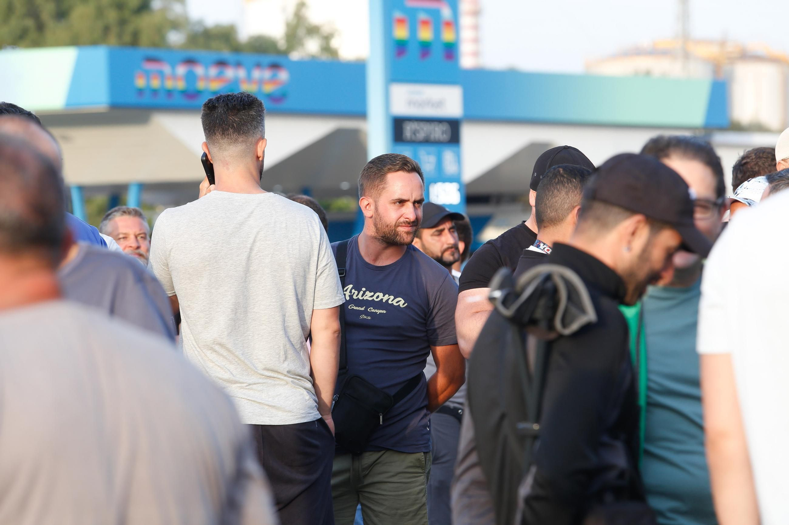 Las protestas por la huelga del metal este martes en el Campo de Gibraltar, en imágenes
