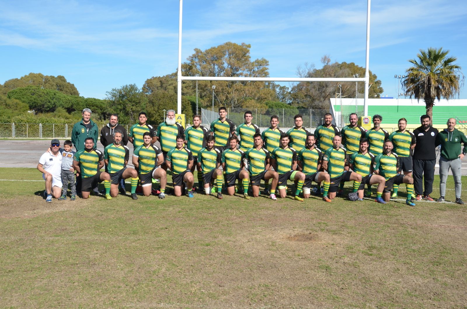 Plantilla sénior masculina del CR Atlético Portuense 2019/20.