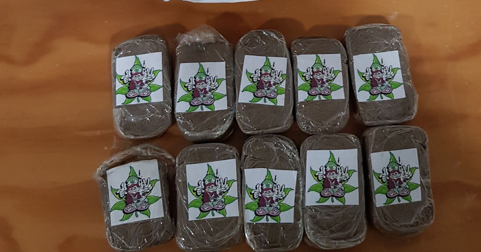 Droga intervenida por la Guardia Civil en la A-45.