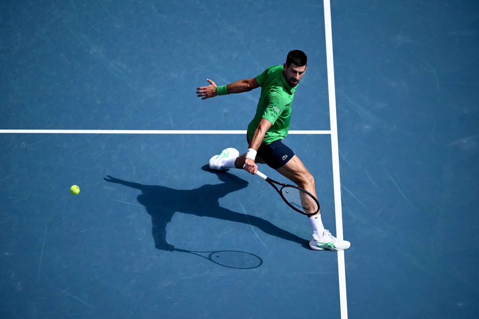 Las fotos de la retirada de Musetti ante Djokovic y del resto de cuartos de final