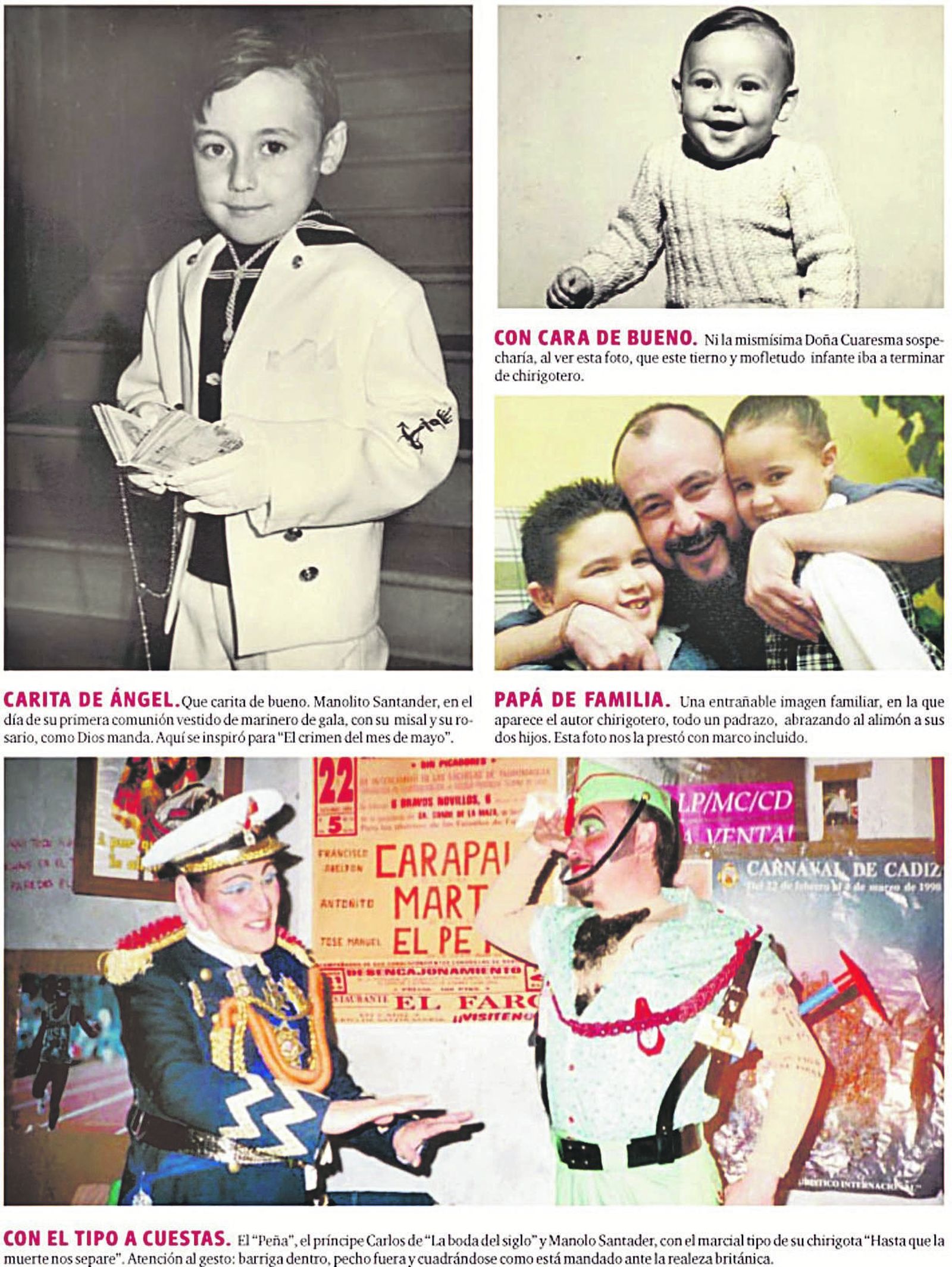 El album de Manuel Santander publicado por 'Diario del Carnaval' en 2001, hace ahora 25 años