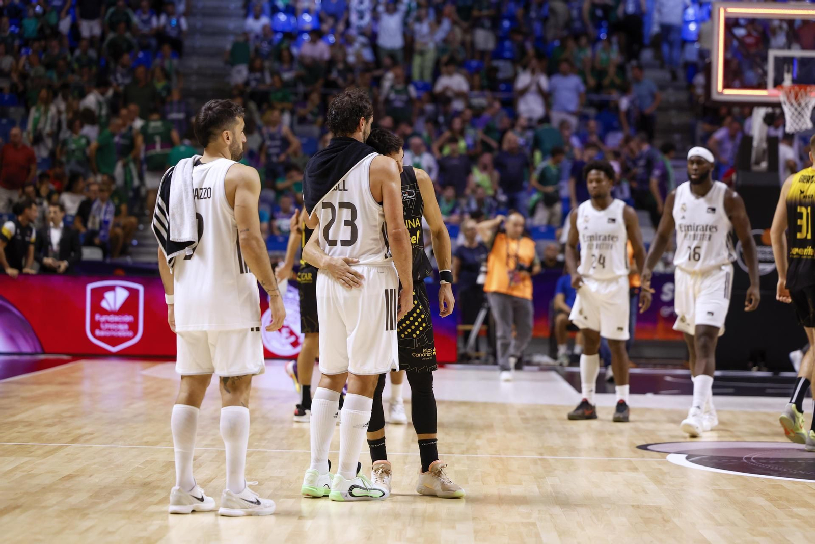 El Madrid, tras pasar a la final.