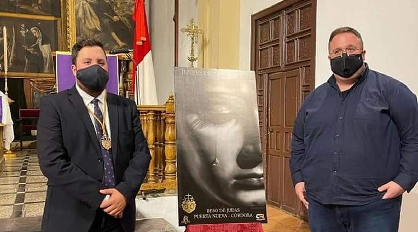 Presentación del cartel del Jueves de Pasión 2021 de la prohermandad de la Salud de Puerta Nueva.