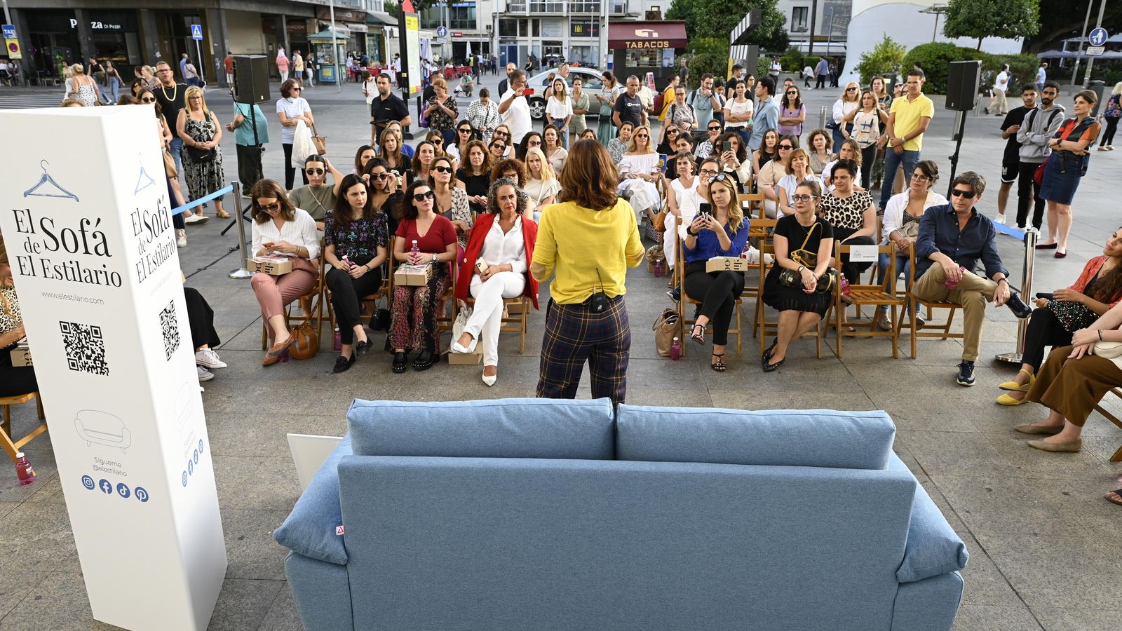 Un momento de la charla que Rosa Iglesias, fundadora de El estilario, dio en Sevilla el pasado martes 18 de octubre. Un momento de la charla que Rosa Iglesias, fundadora de El estilario, dio en Sevilla el pasado martes 18 de octubre.