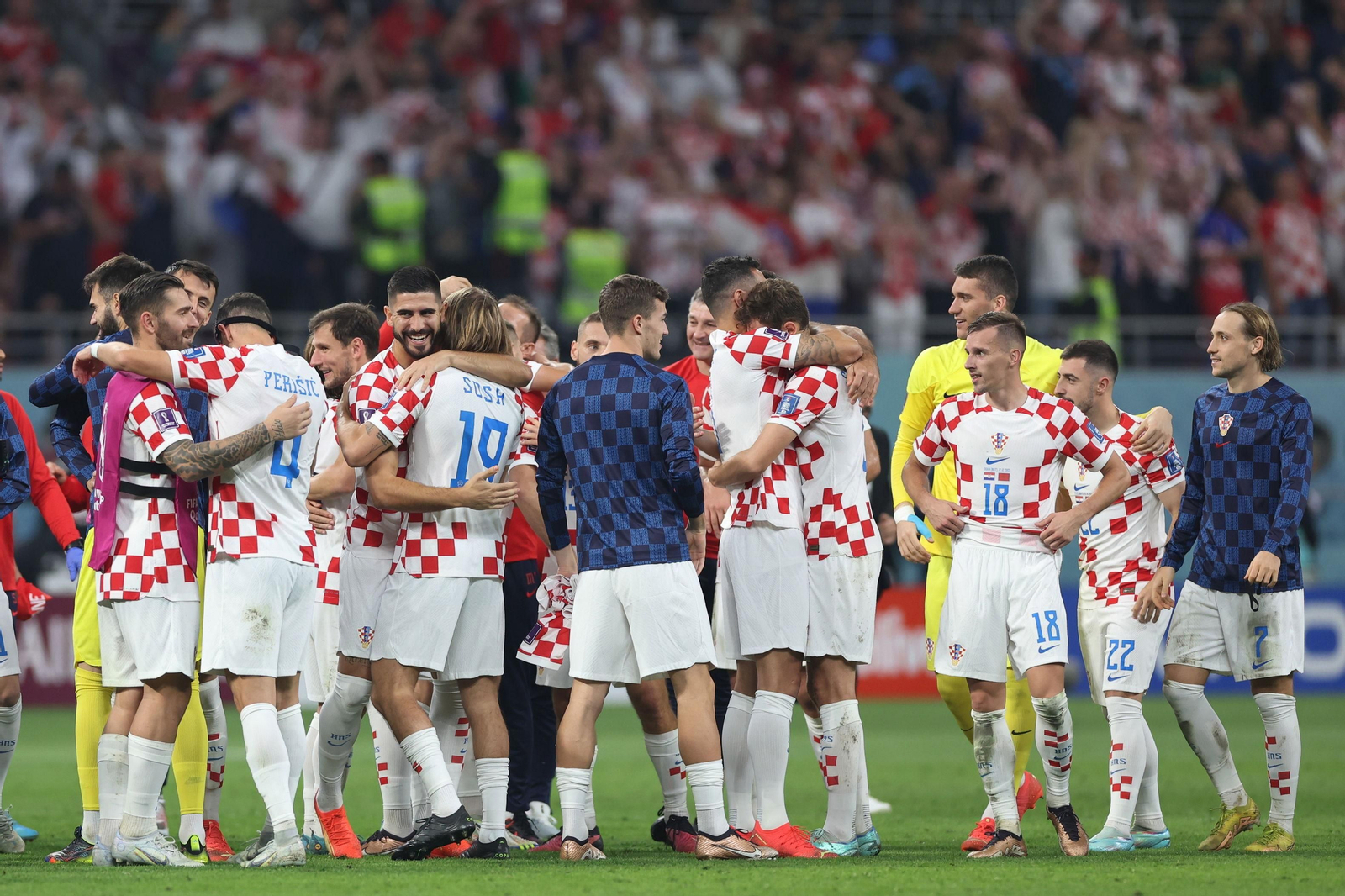Las fotos del Croacia-Marruecos del Mundial de Qatar