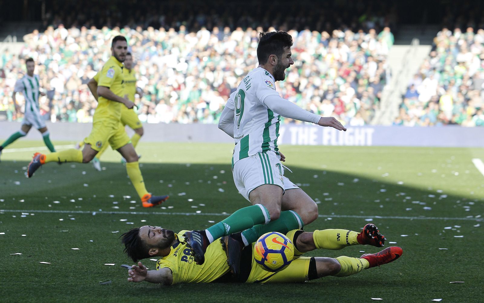 El Real Betis-Villarreal, en imágenes
