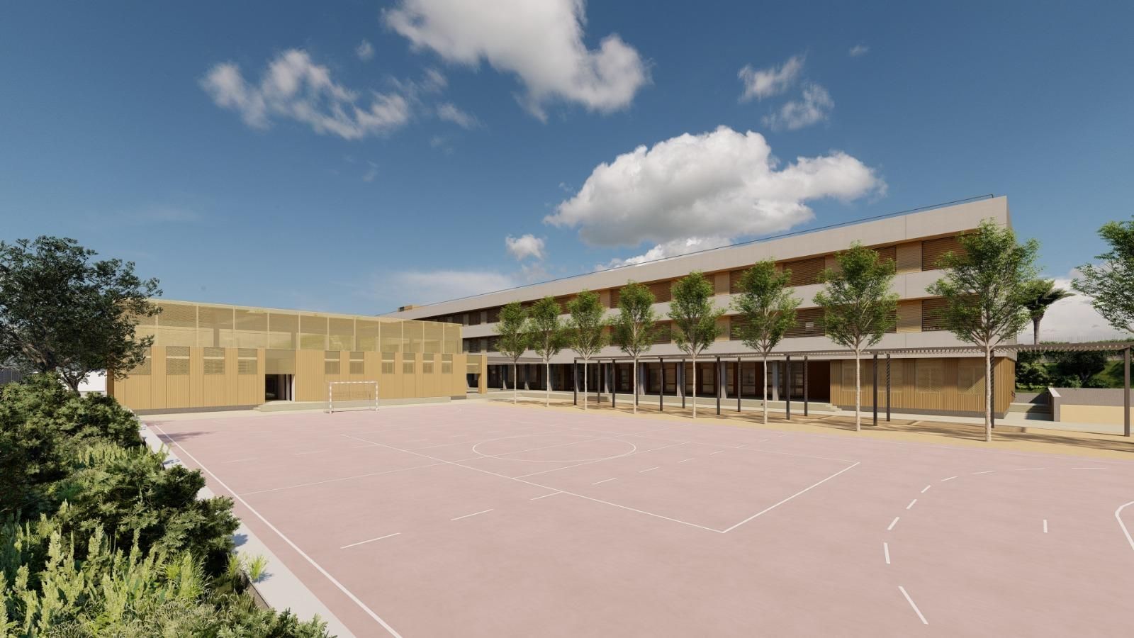 Imagen del proyecto del nuevo instituto de Málaga.