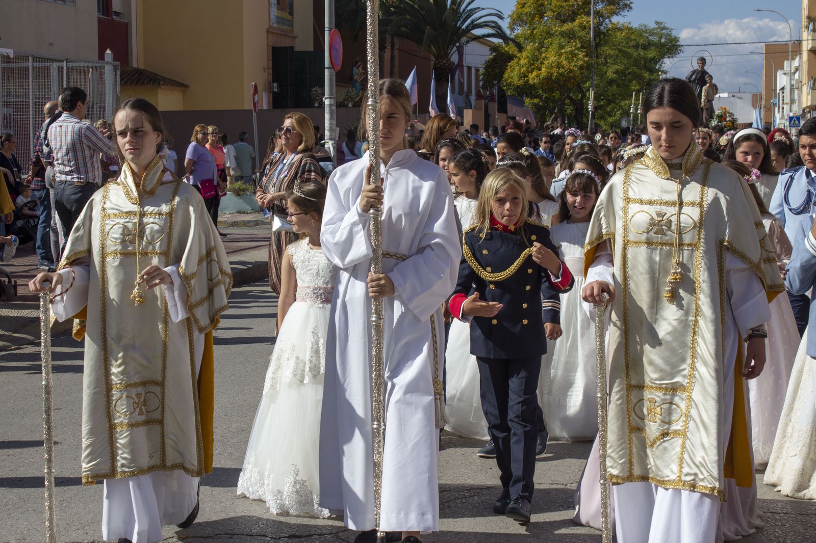 Fotos de la procesión de María Auxiliadora en La Línea de la Concepción