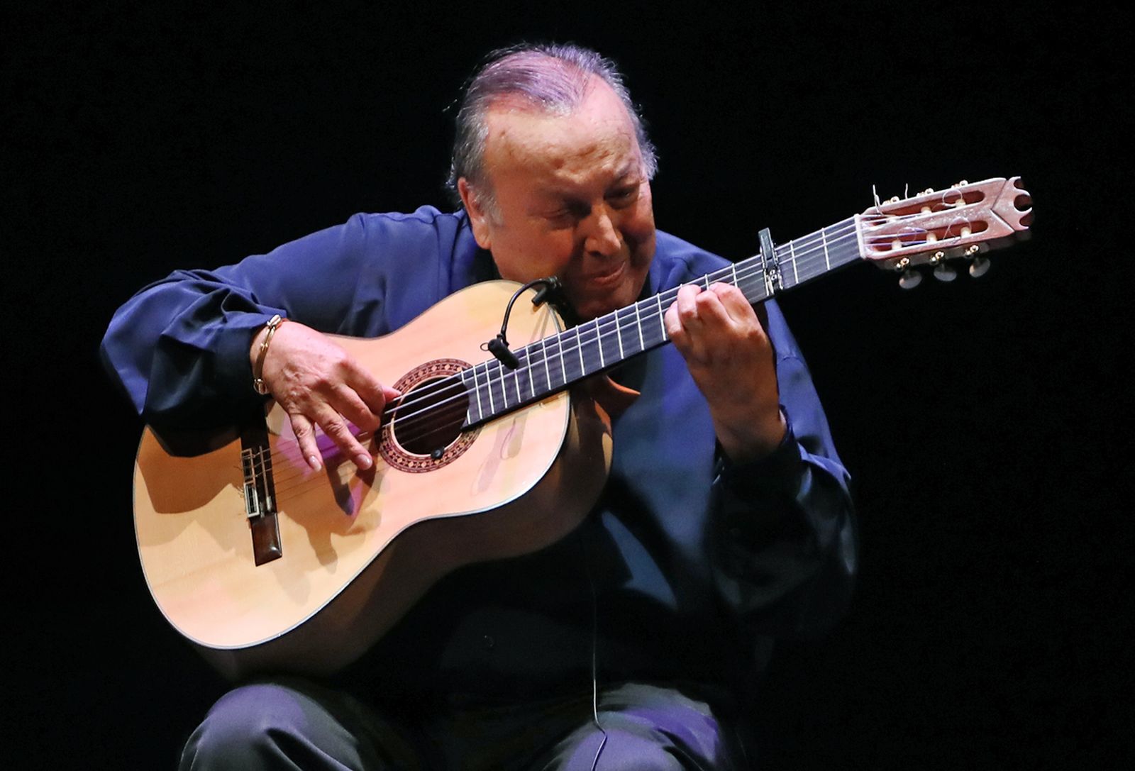Paco Cepero, durante una de sus últimas actuaciones.